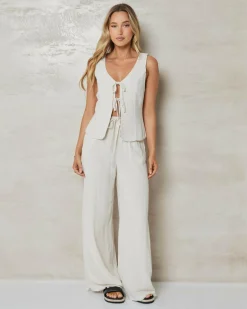 Adi Dallis Tie Front Vest