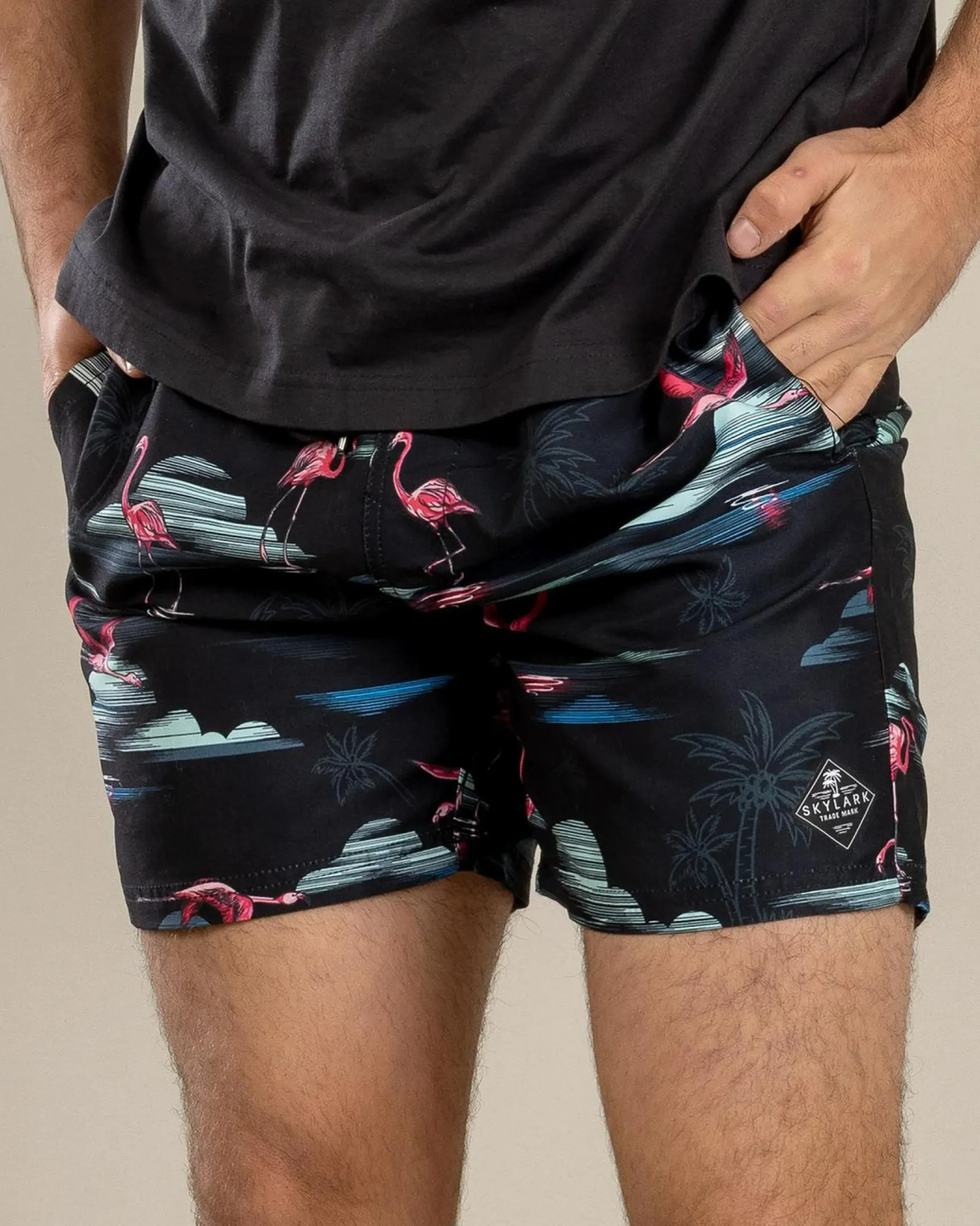 Alcove Elastic Waist Board Shorts