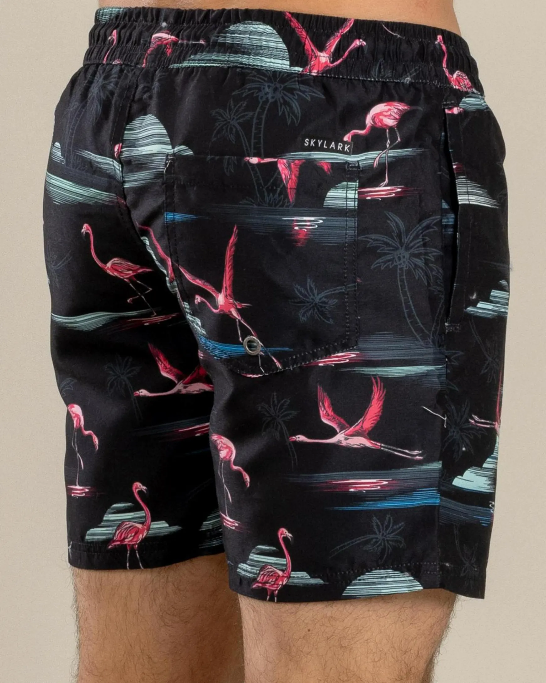 Alcove Elastic Waist Board Shorts