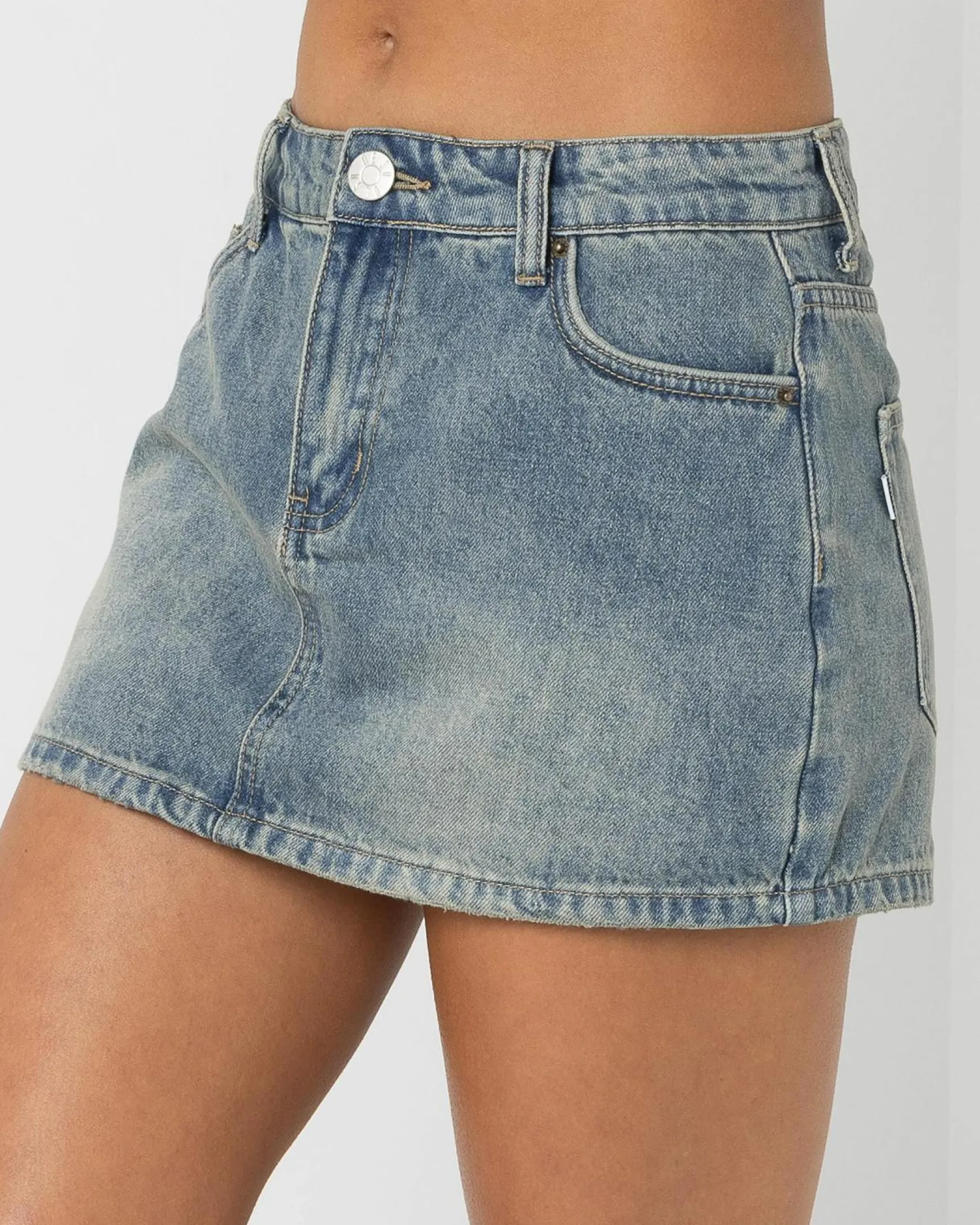 Allegra Denim Skort