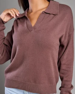 Anthea Polo Collar Knit Jumper