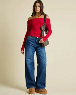 Ari Off Shoulder Knit Top