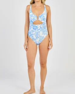Artsy Floral One Piece Swimsuit