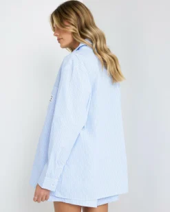 Ava Stripe Oversized Shirt