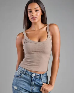 Ayla Basic Rib Tank Top