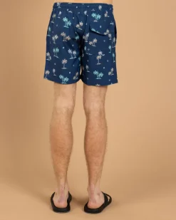 Azure Elastic Waist Board Shorts