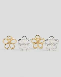 Baby Jordy Flower Hair Claw Clip Pack