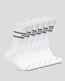Basic Crew Socks 6 Pack