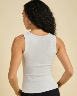 Basic Myla Rib Scoop Tank Top