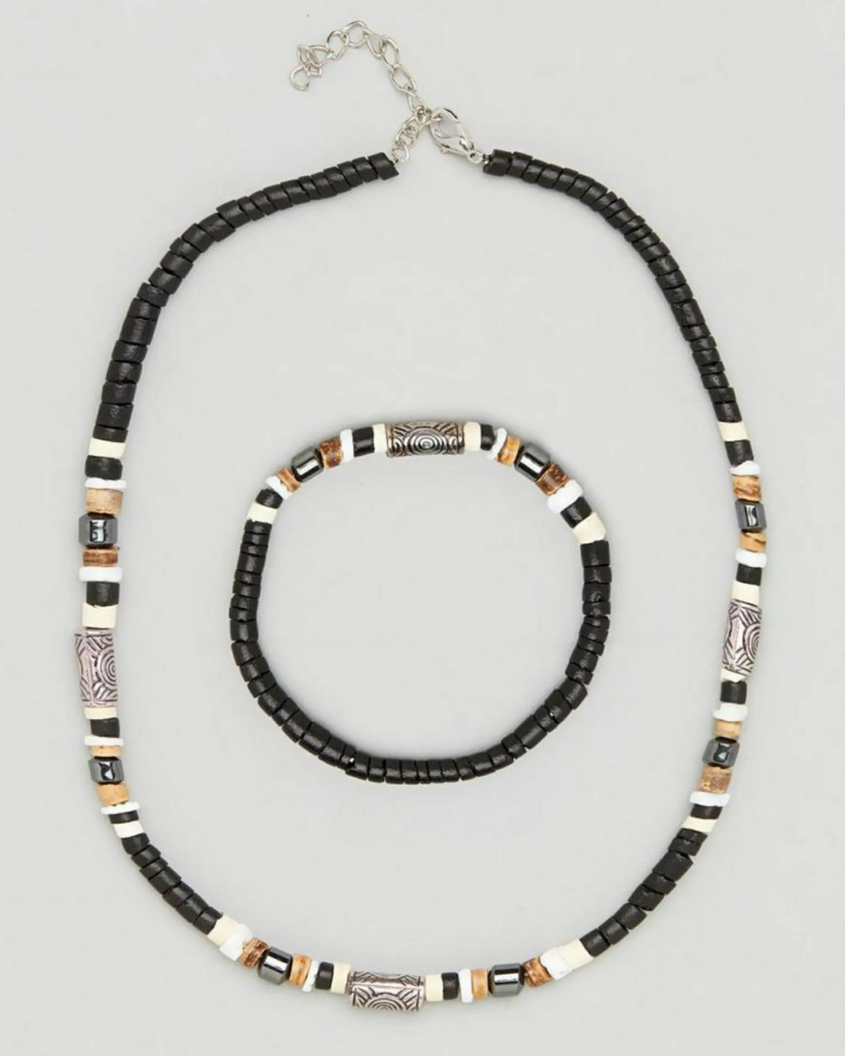 Beaded Bracelet and Necklace Combo Pack