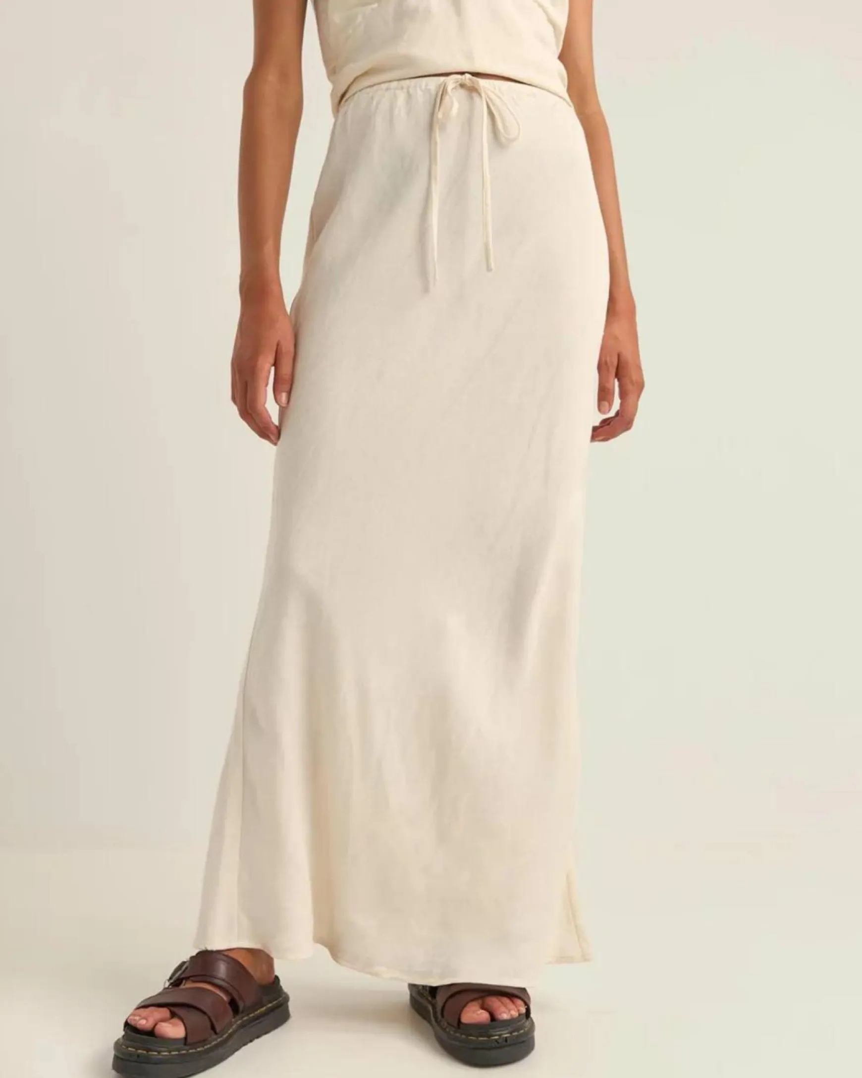 Bias Cut Maxi Skirt