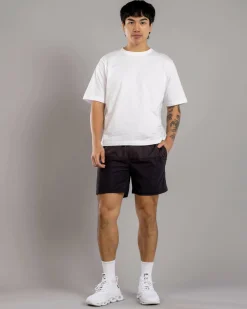 Bicolour Elastic Waist Shorts