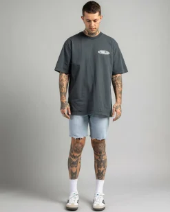 Bones Denim Shorts