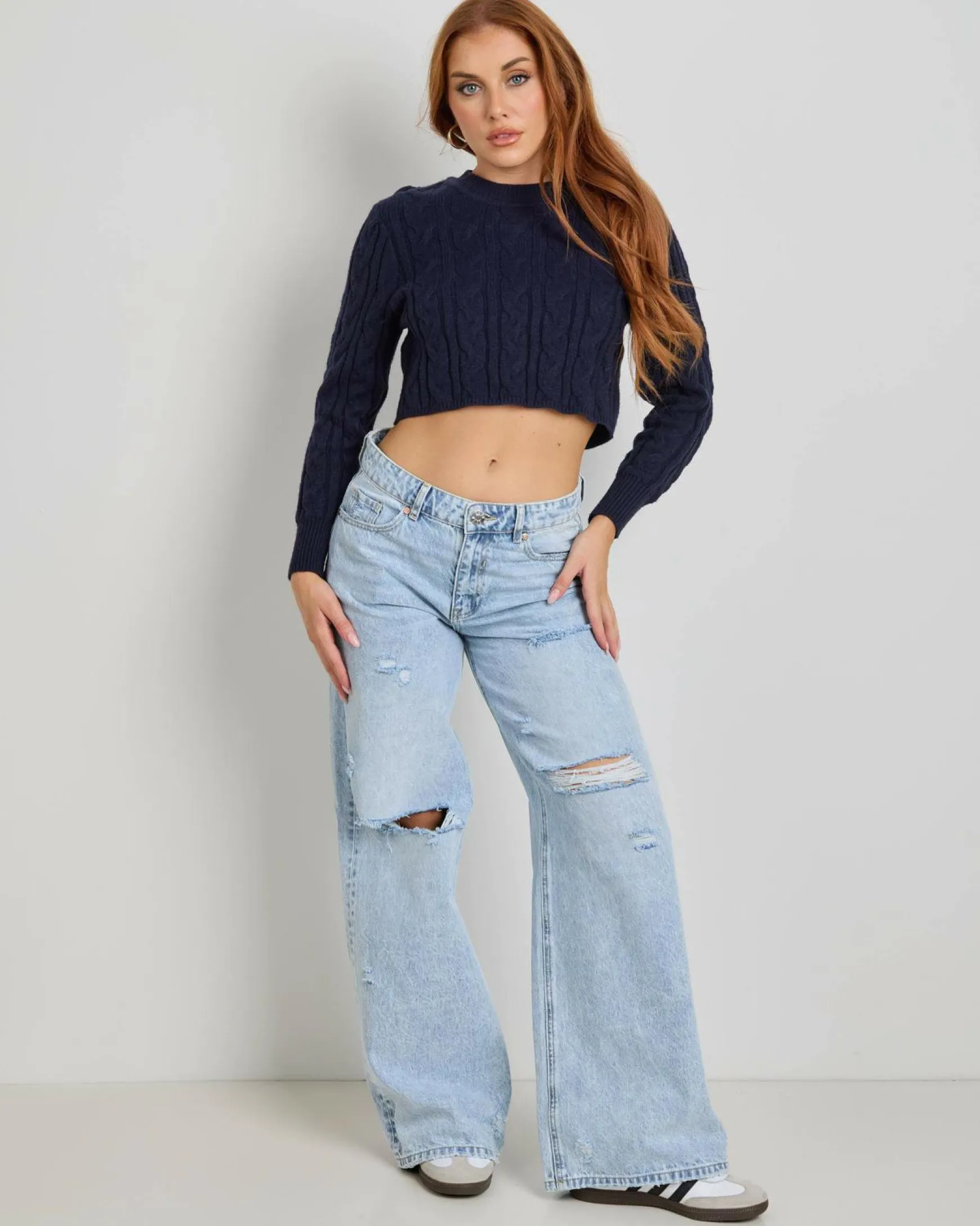 Bookworm Cable Knit Jumper