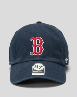 Boston Red Sox Navy '47 Clean Up Strapback