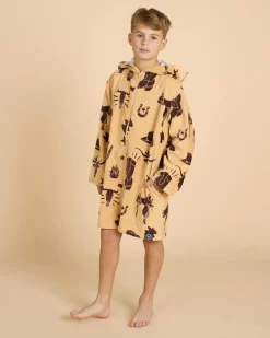 Boys' Boots Scootin Zip Thru Hooded Towel