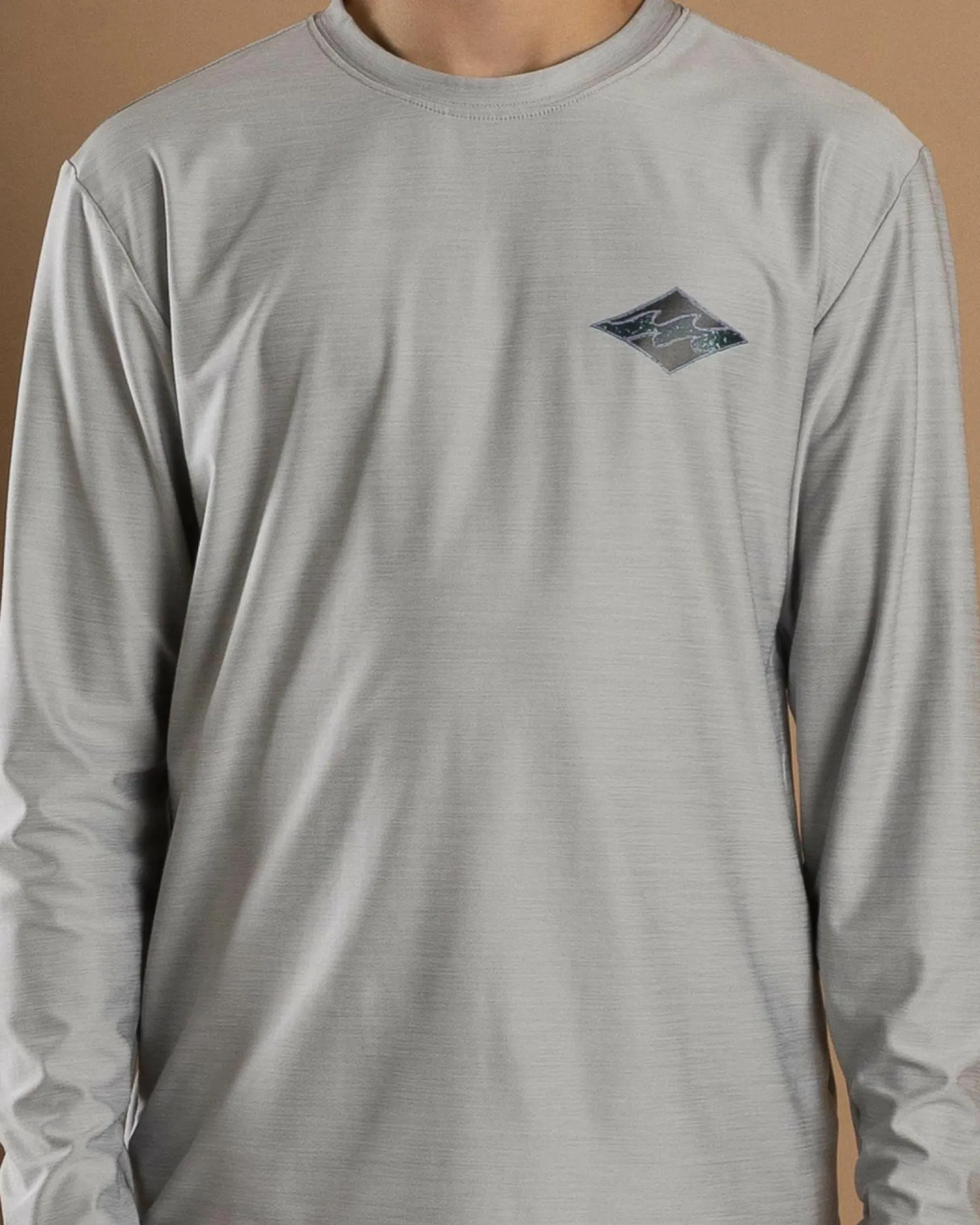 Boys' Diamond Shoreline Long Sleeve Rash Vest