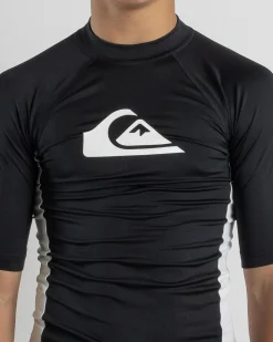 Boys' Everyday UPF50 Comp Short Sleeve Rash Vest