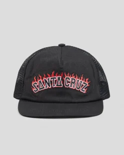 Boys' Flamed Collegiate Arch Trucker Cap