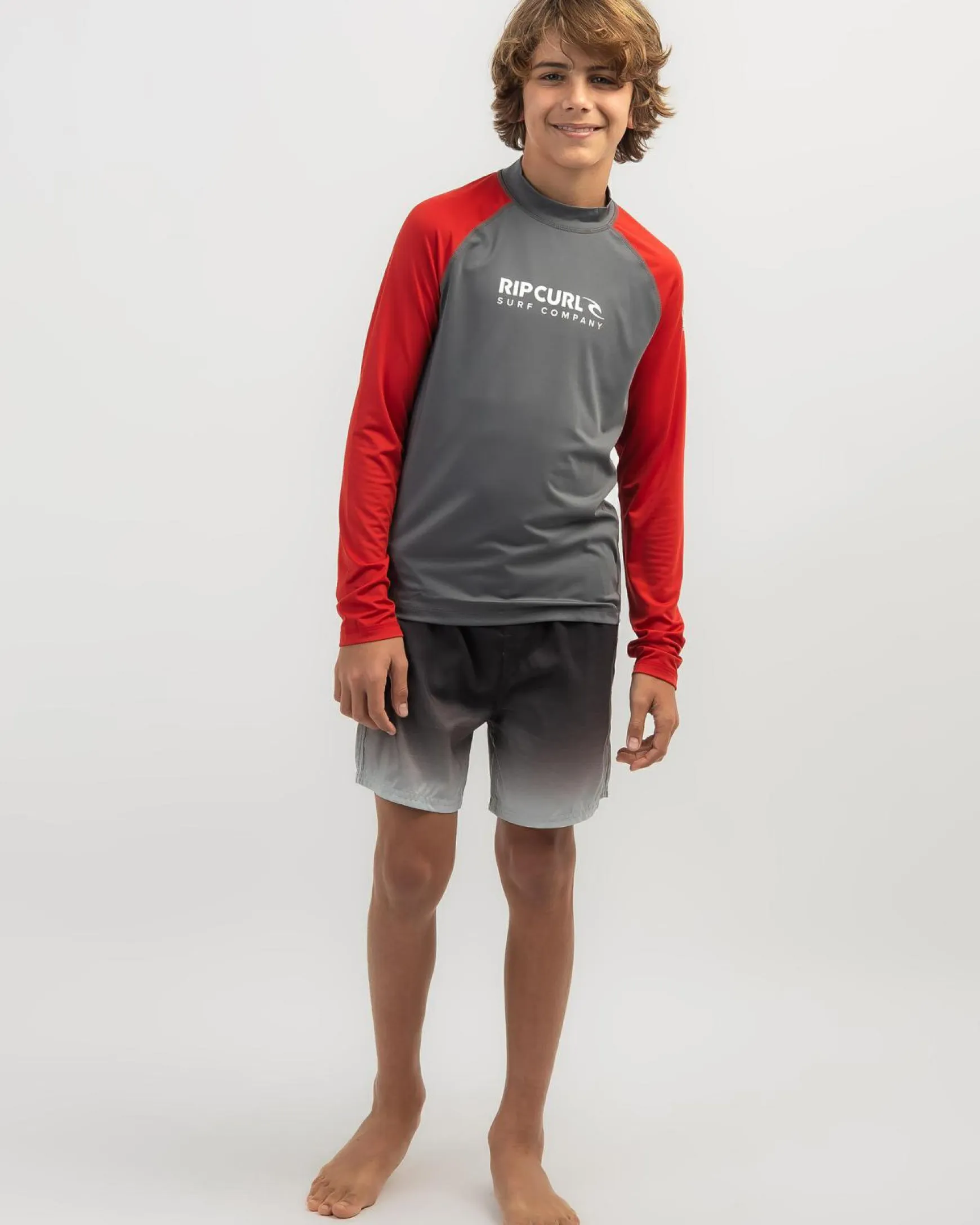 Boys' Shock Long Sleeve Rash Vest
