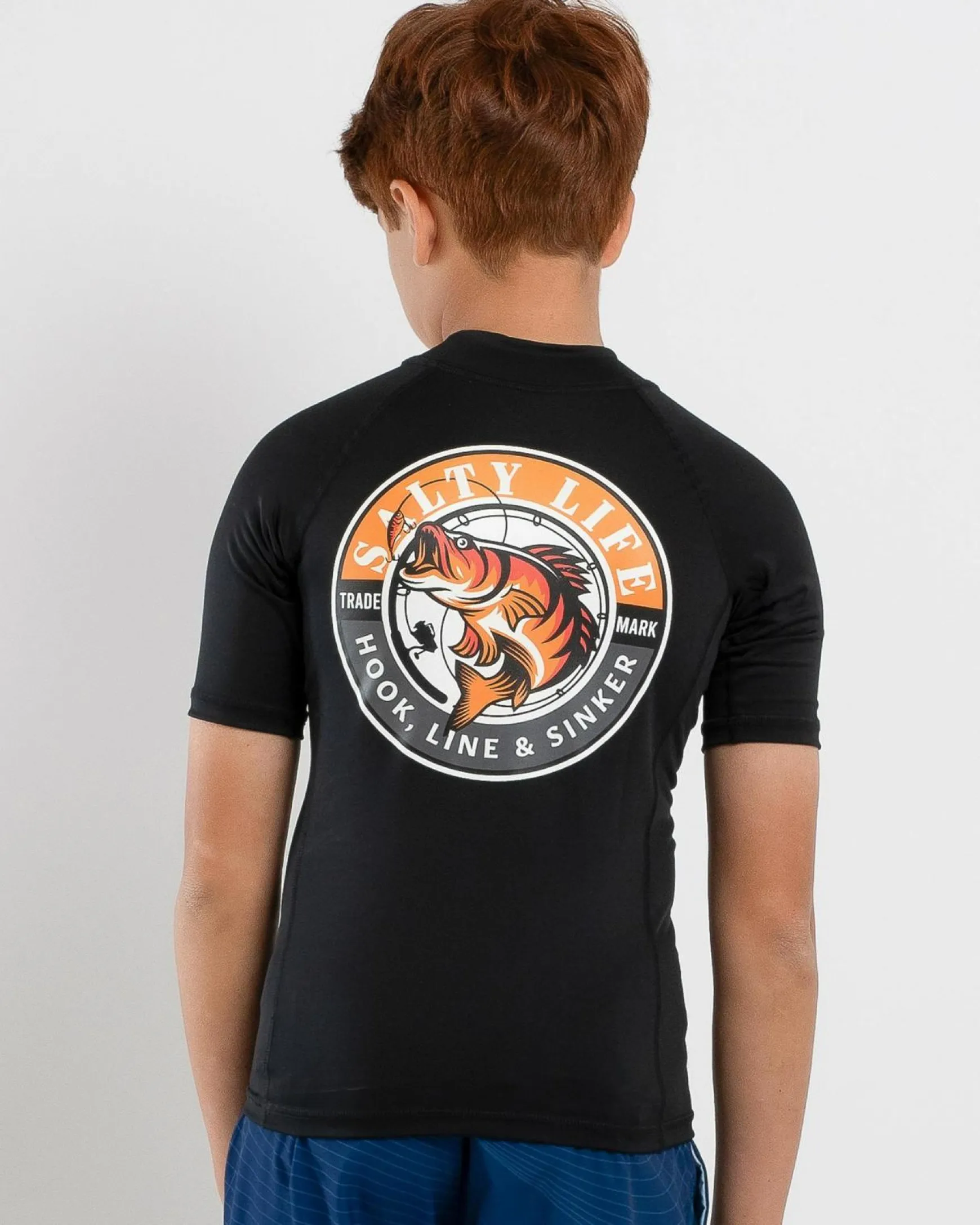 Boy's Sinker Short Sleeve Rash Vest