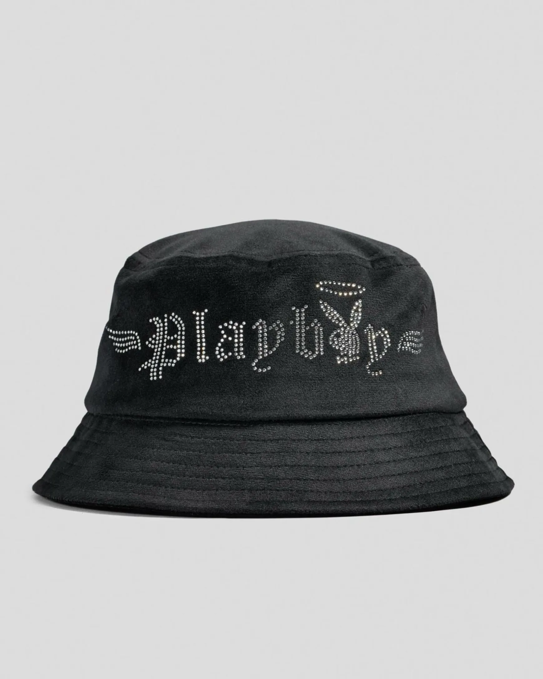 Bunny Angel Diamonte Bucket Hat