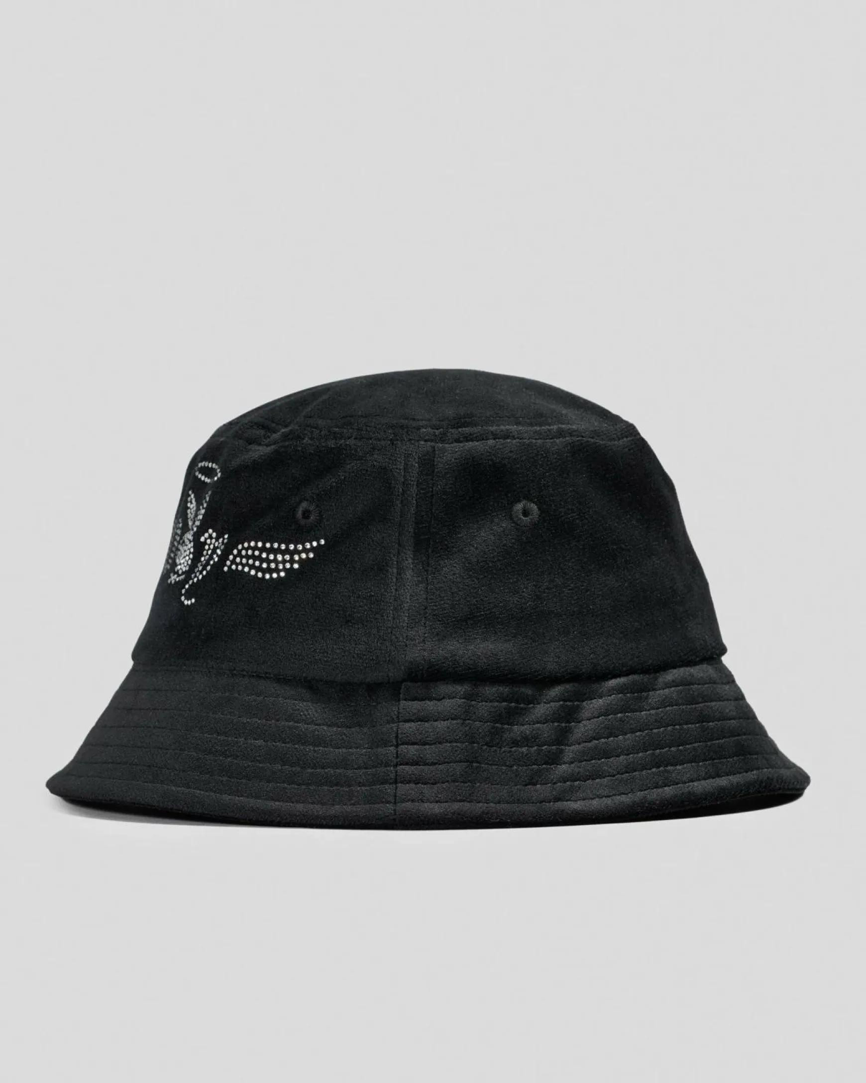 Bunny Angel Diamonte Bucket Hat