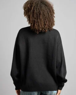 Cherub Box Fit Crew Knit Sweater