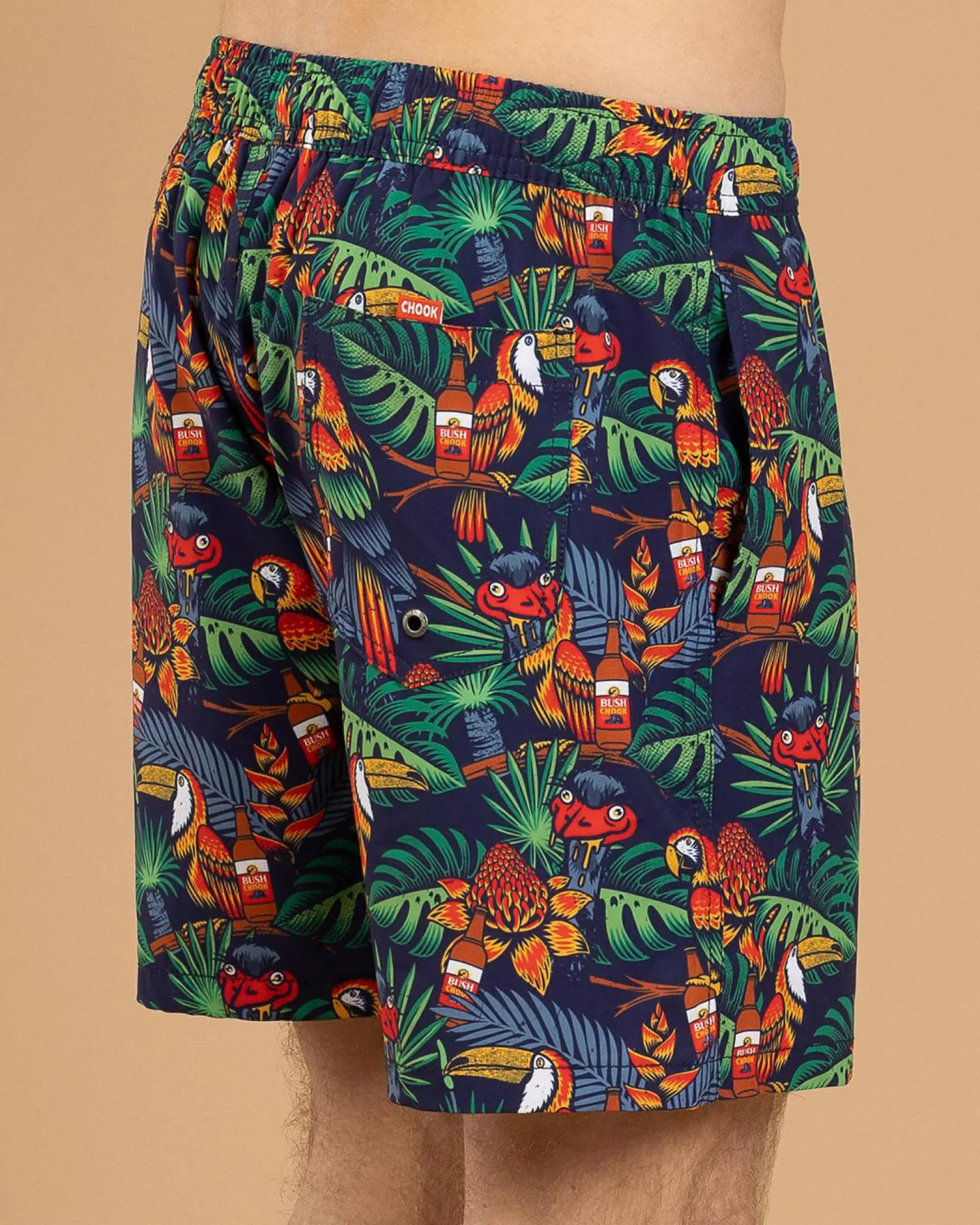 Chooked Out Beach Shorts