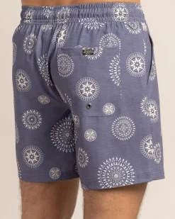 Circuit Elastic Waist Board Shorts