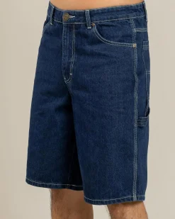Classic Dot Denim Carpenter Shorts