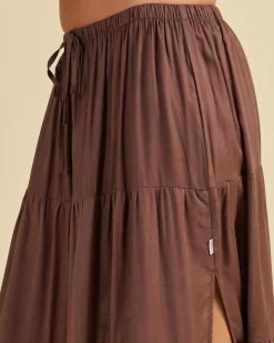 Classic Tiered Maxi Skirt