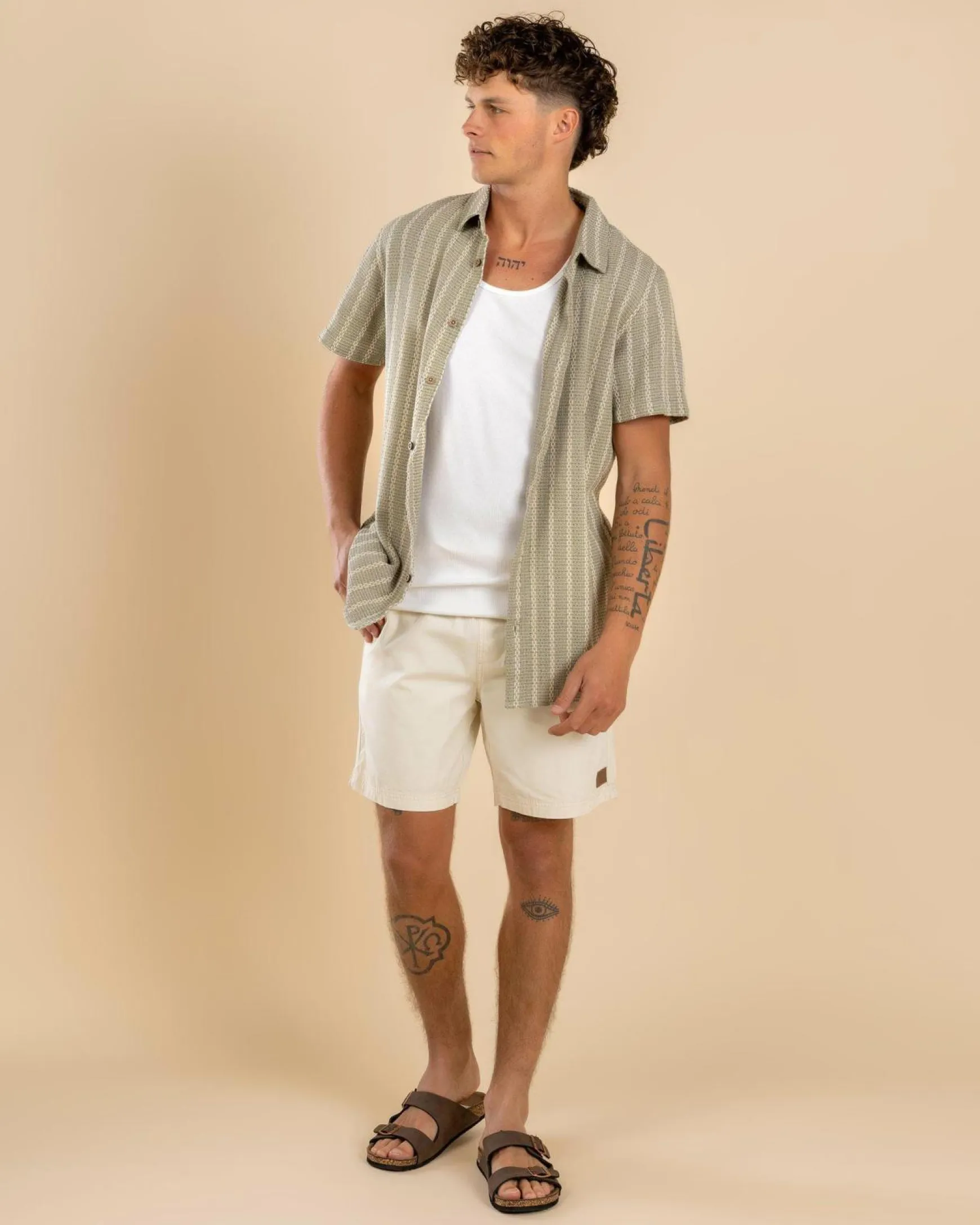 Conclude Elastic Waist Shorts