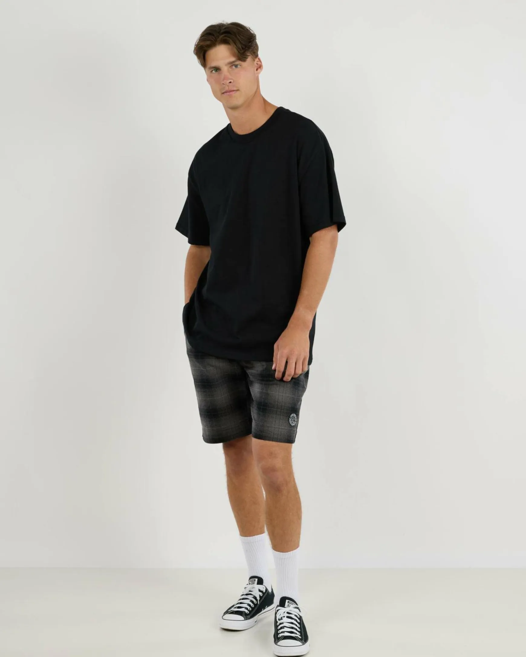 Crisis Elastic Waist Shorts