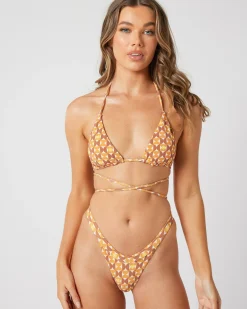 Deco Wrap Slide Triangle Bikini Top