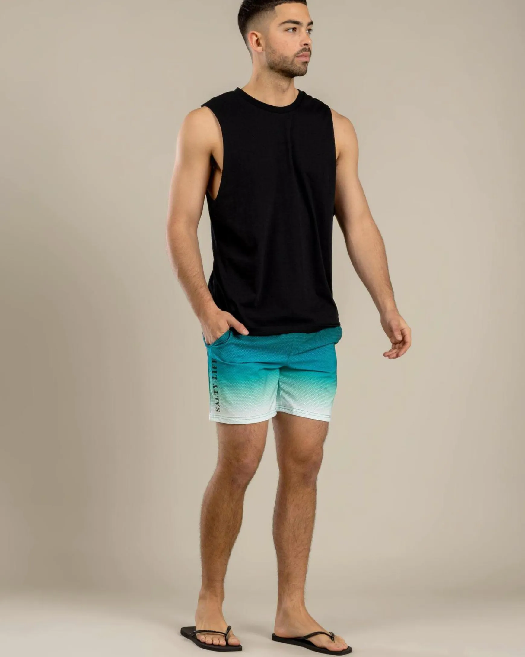 Density Elastic Waist Shorts