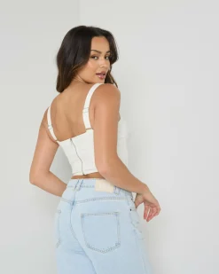 Dolly Lace Up Top