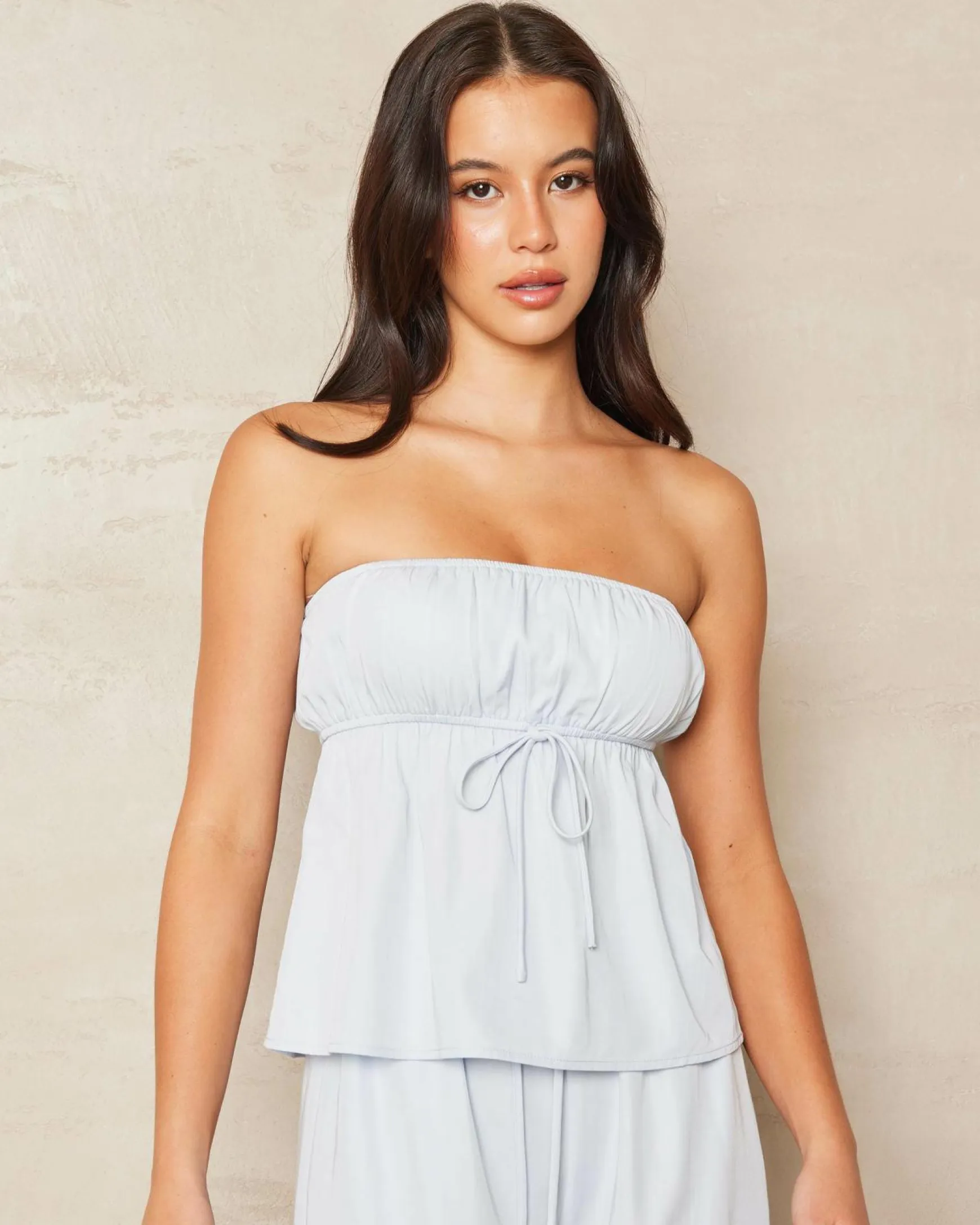 Emma Cupro Tube Top
