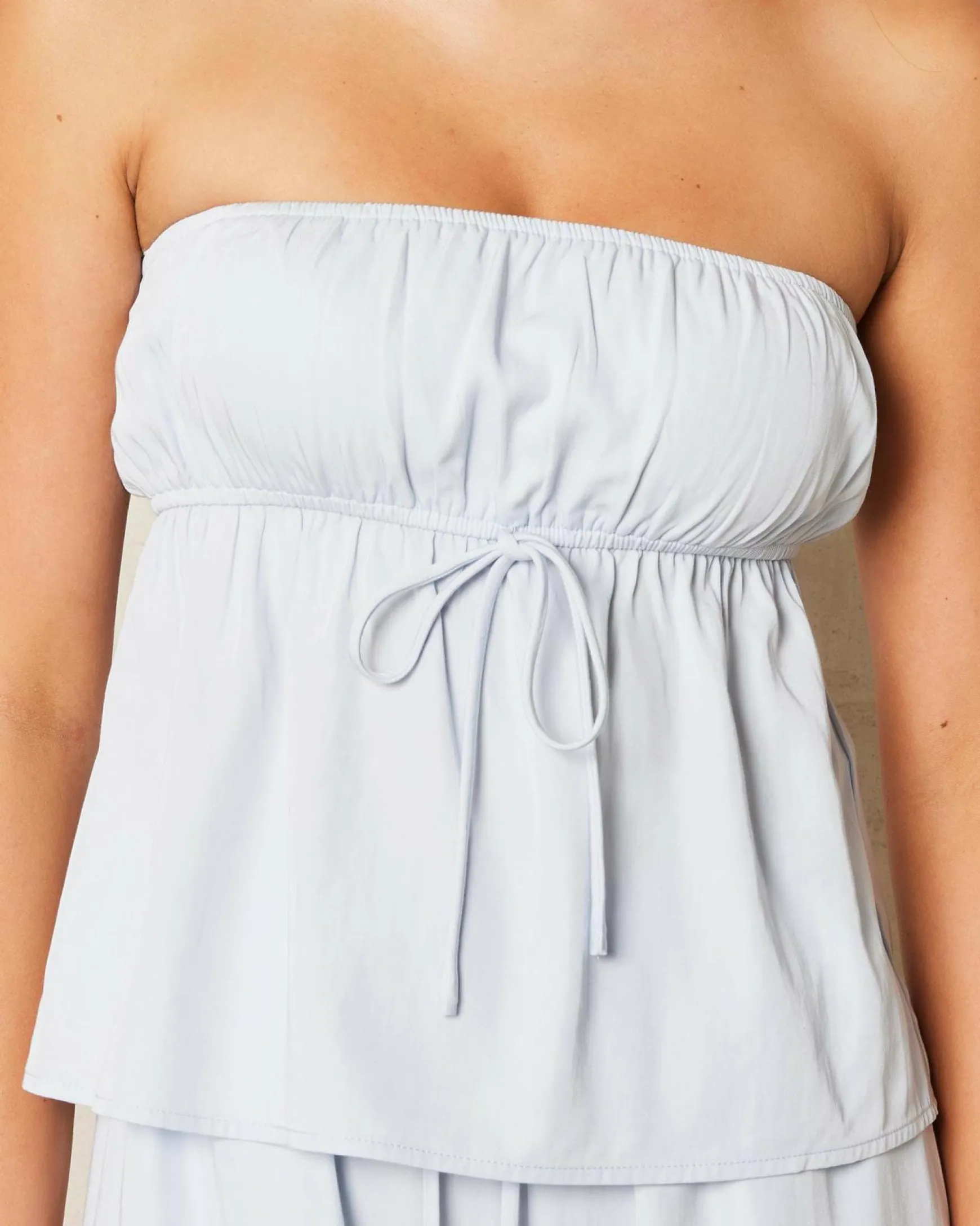 Emma Cupro Tube Top