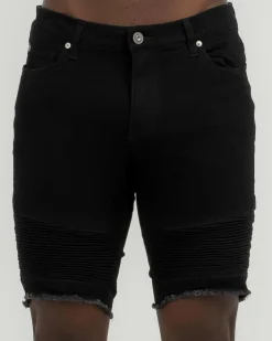 Expansion Denim Shorts
