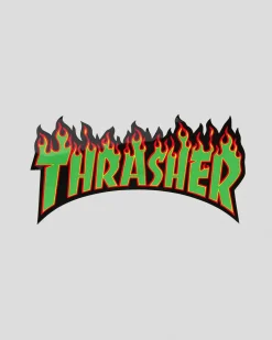 Flame Logo Large Sticker