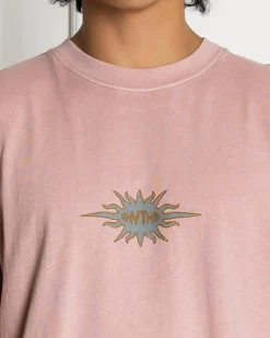 Flame Printed Vintage T-Shirt