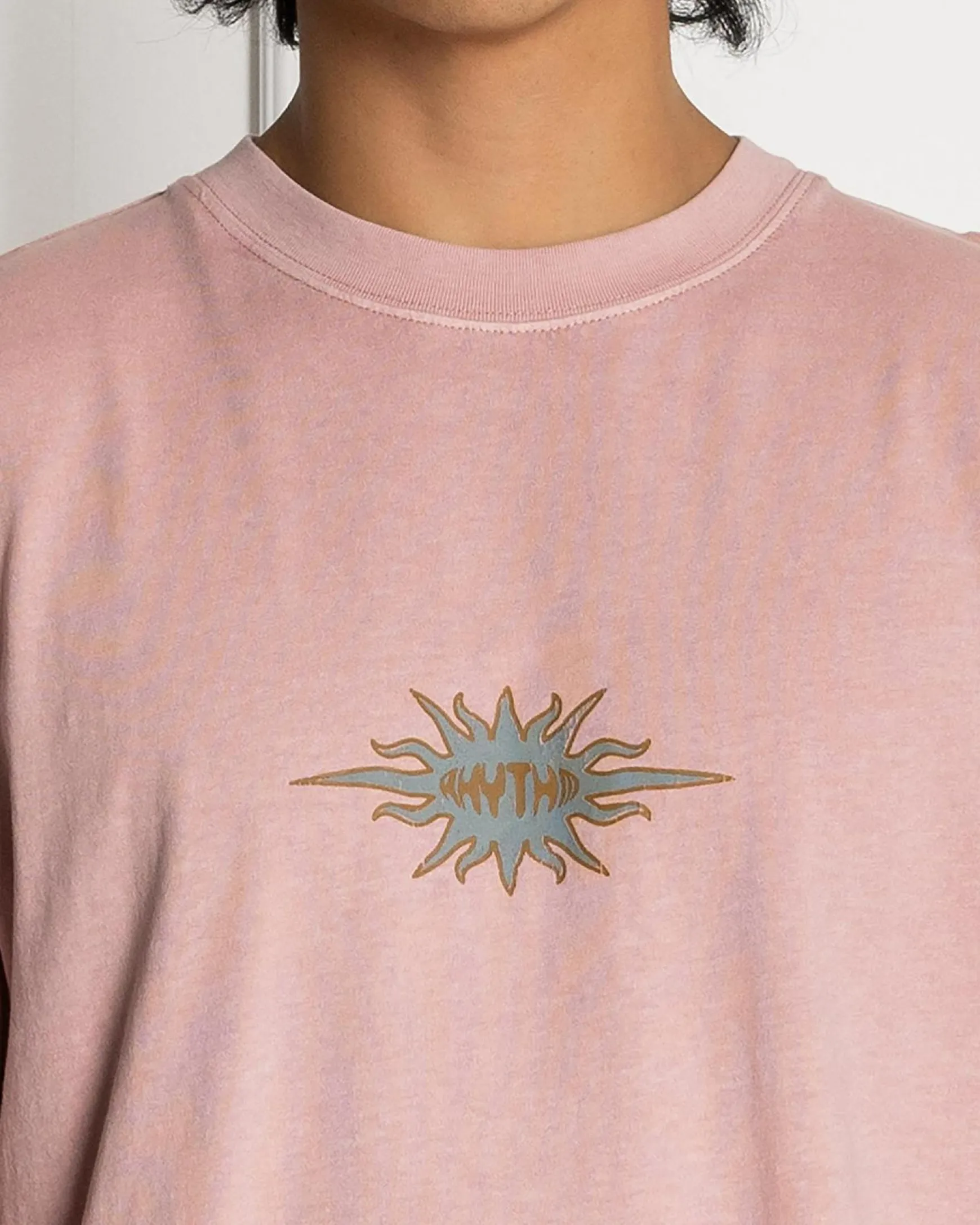 Flame Printed Vintage T-Shirt