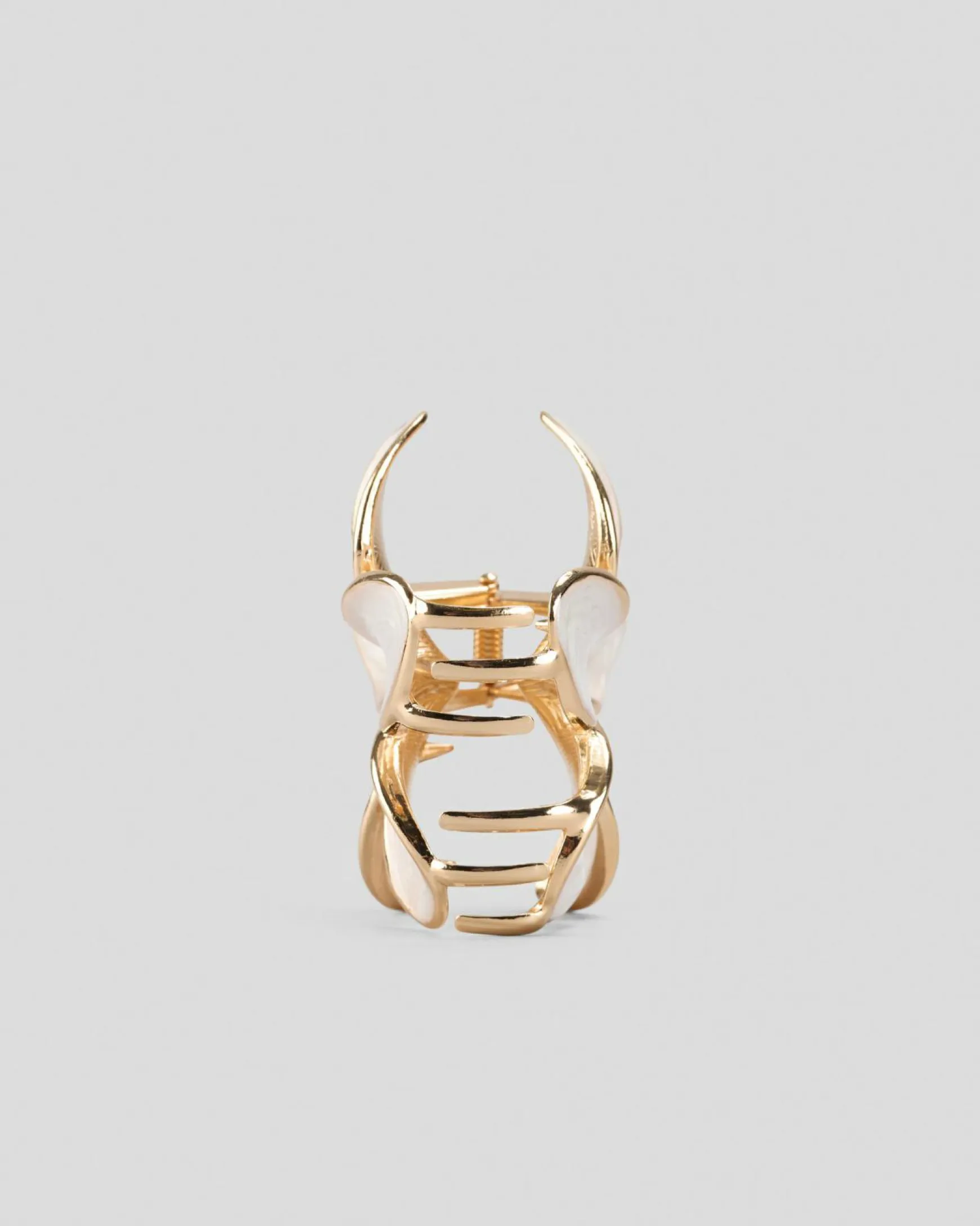 Frangipani Pearl Hair Claw Clip
