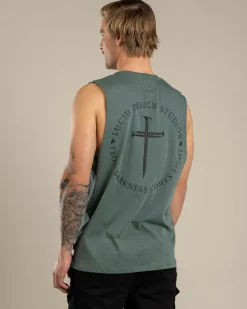Fray Muscle Tank