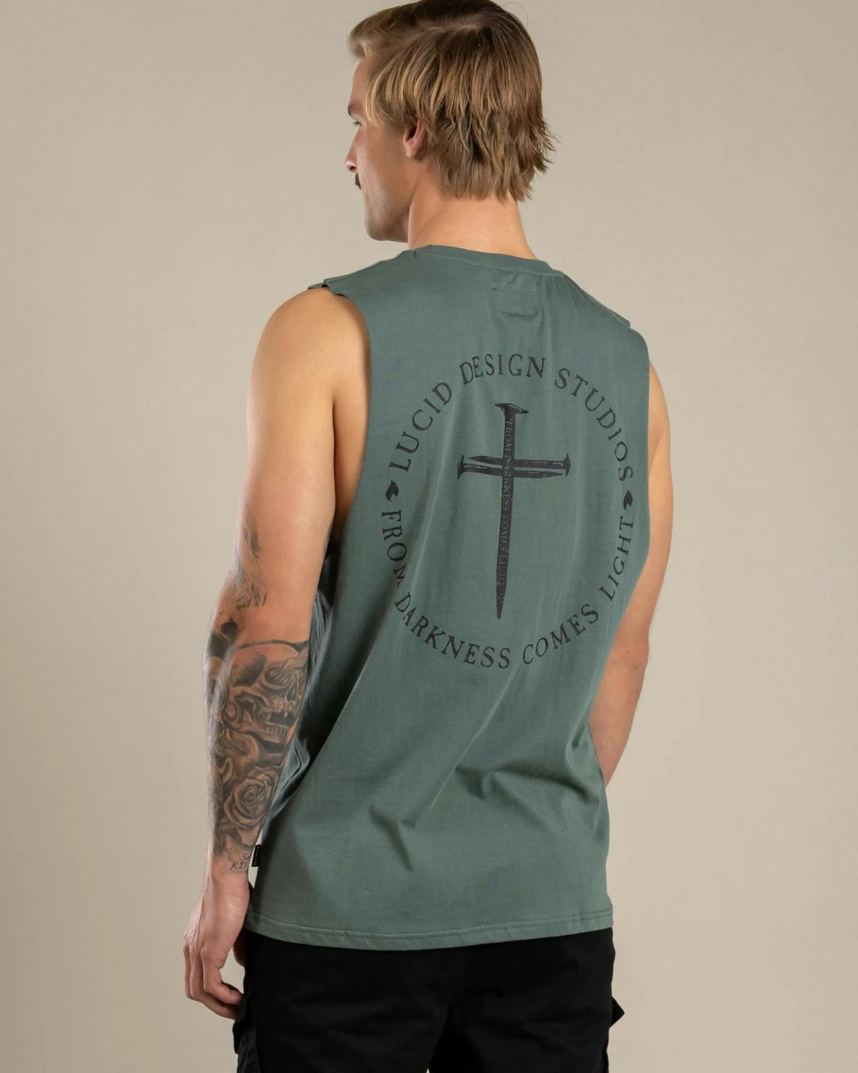 Fray Muscle Tank