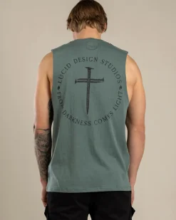 Fray Muscle Tank