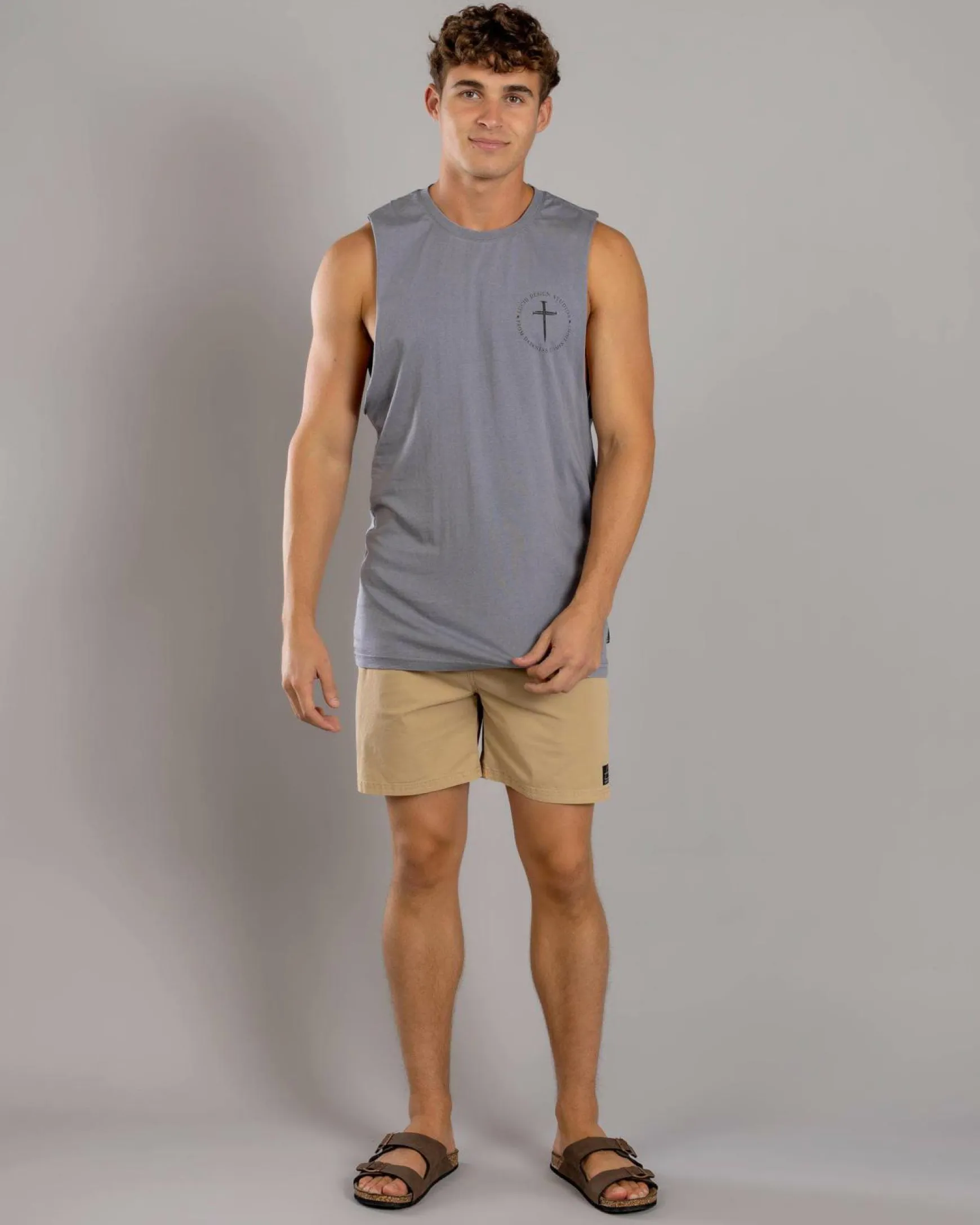 Fray Muscle Tank