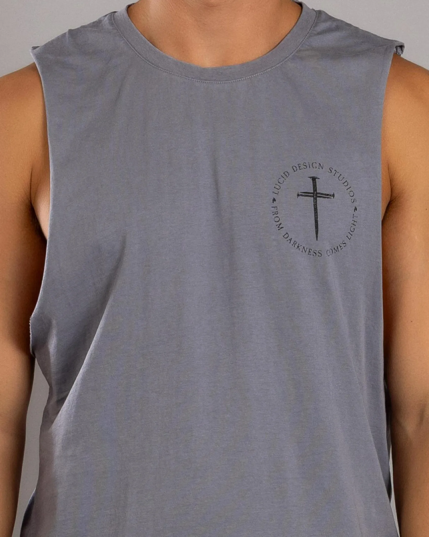 Fray Muscle Tank