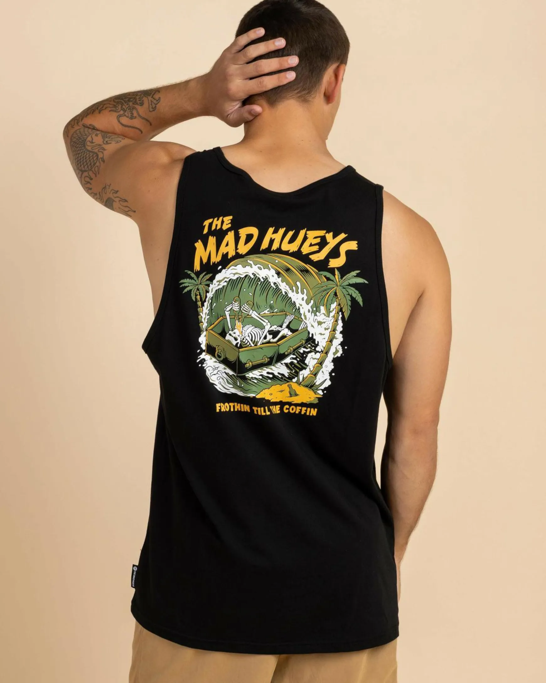 Frothin Coffin Singlet Tank